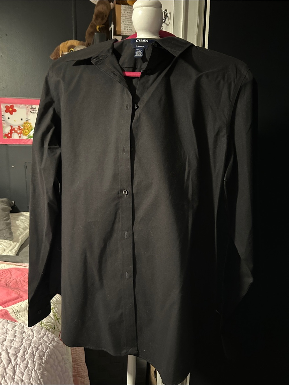 Chaps women’s Black Dress Shirt